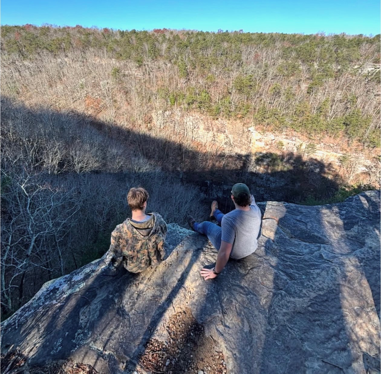 Hammock camp setup