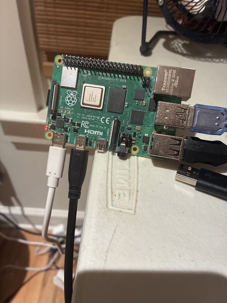 Raspberry Pi setup for House Point Counter